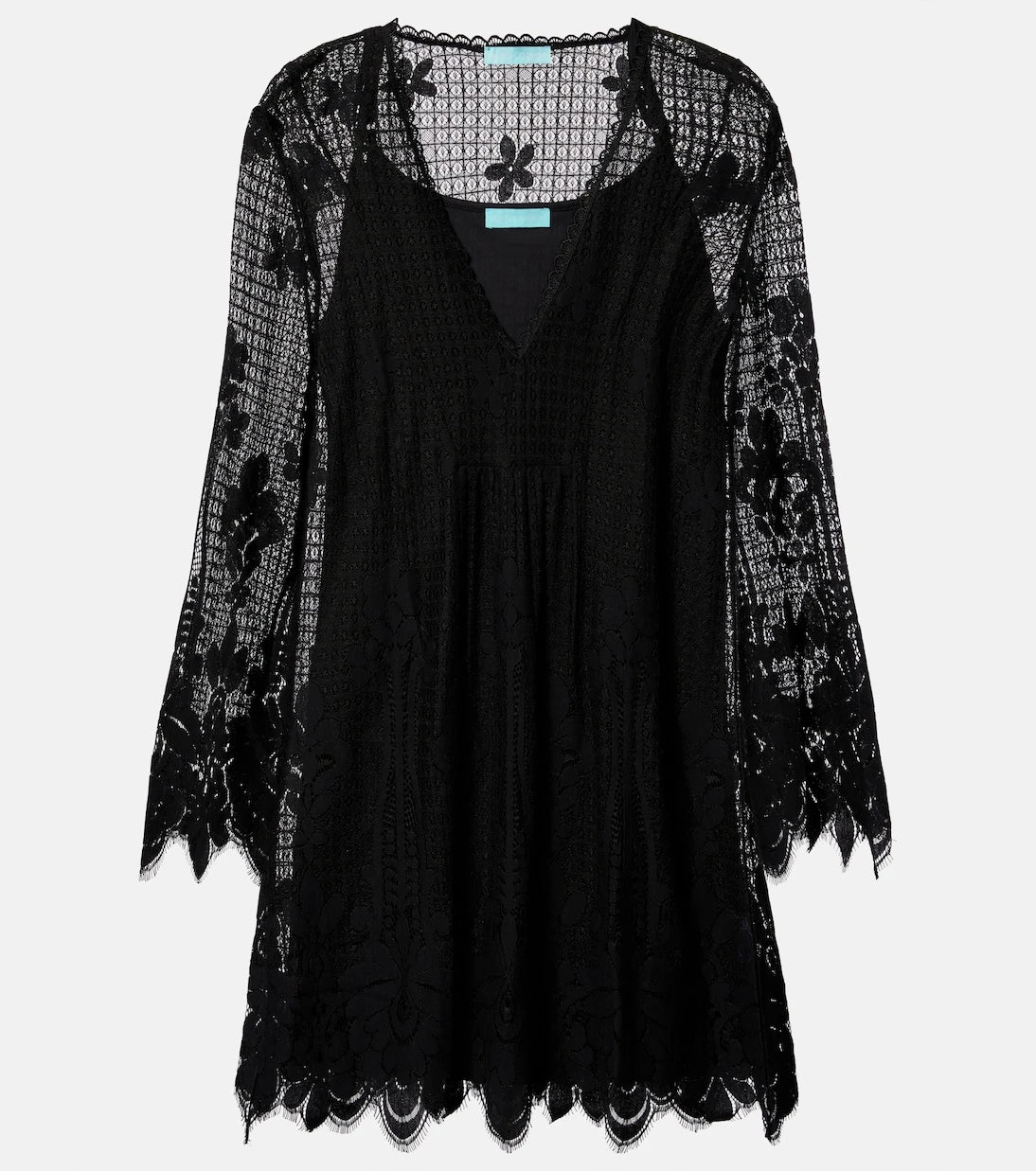 Melissa Odabash - Elizabeth cotton-blend lace minidress