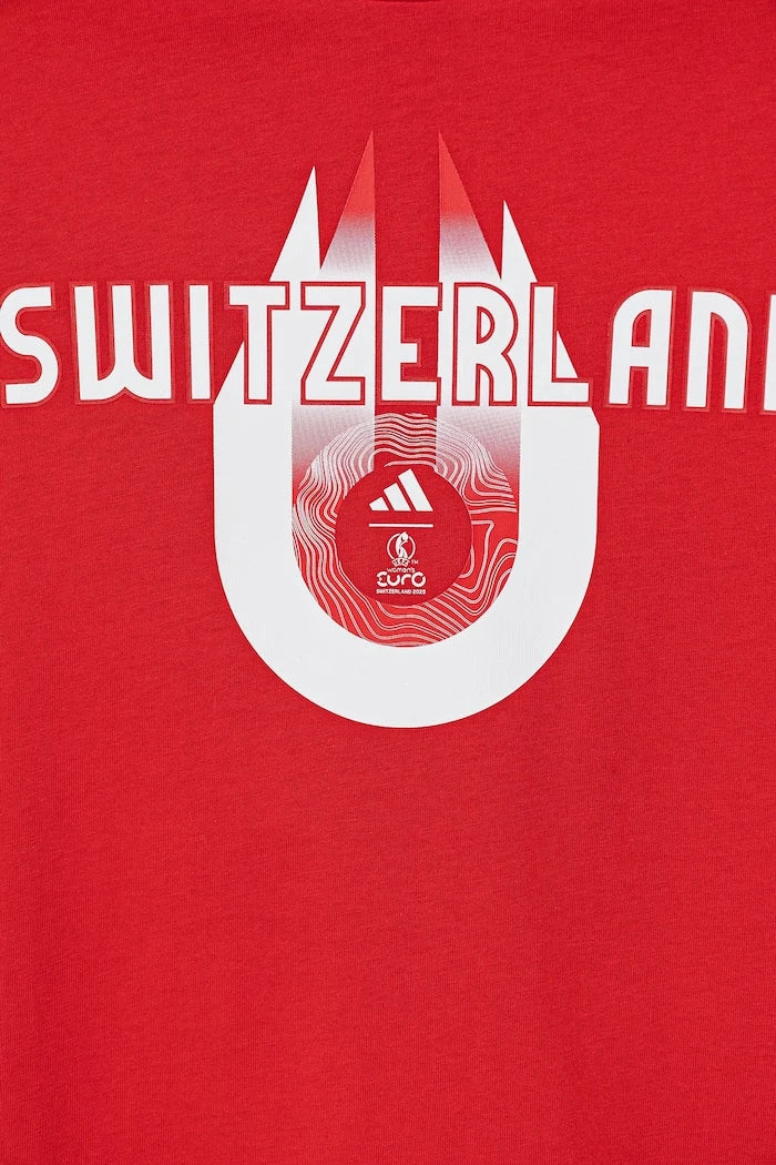 adidas Performance SWITZERLAND Çocuk Pamuklu Tişört