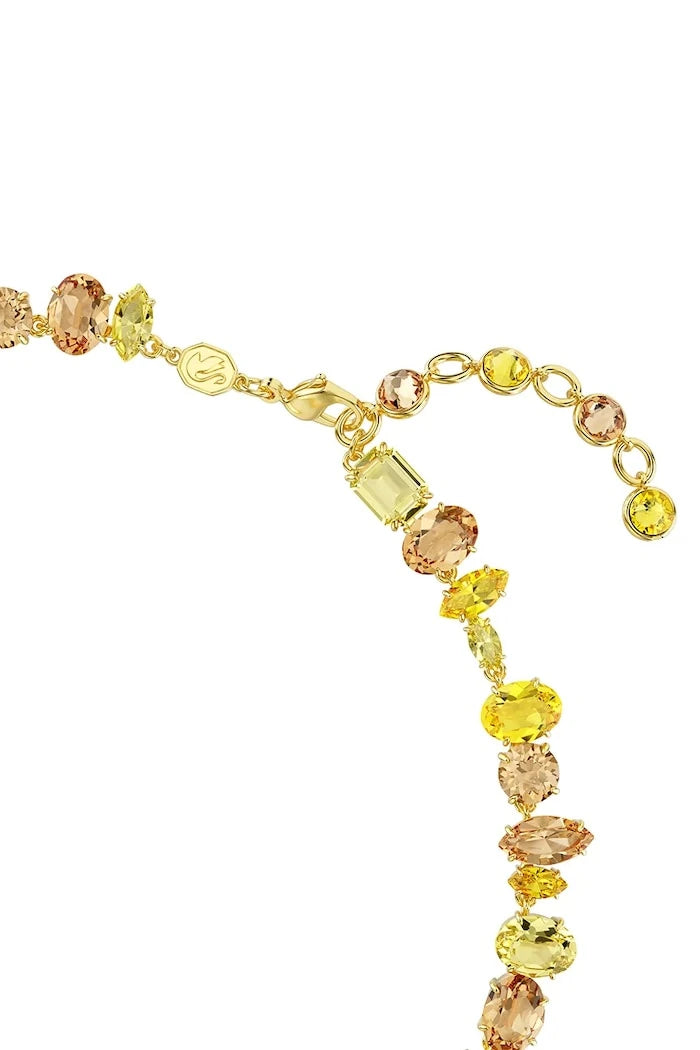 Swarovski kadın kolyesi, altın kaplama, kristal model Swarovski GEMA
