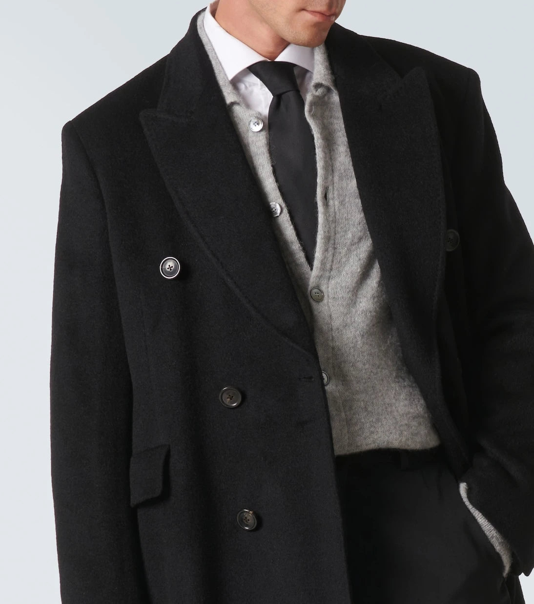Our Legacy - Whale double-breasted mohair-blend coat