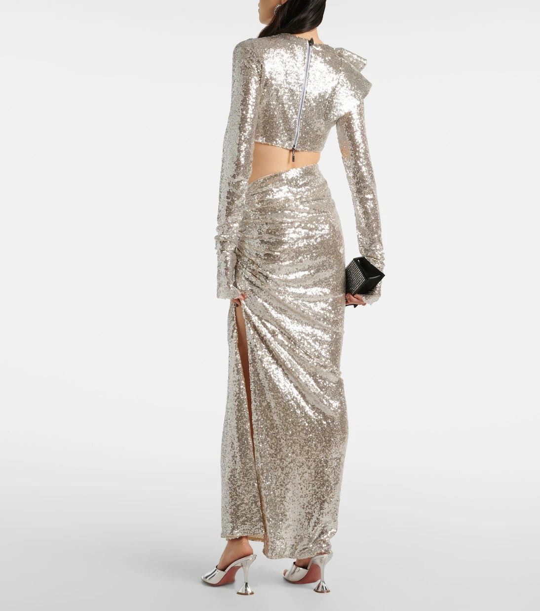 Maticevski - Sequined crop top