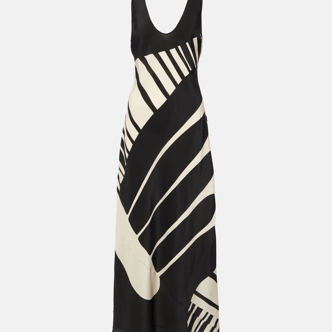 SIR - Arte printed silk satin maxi dress