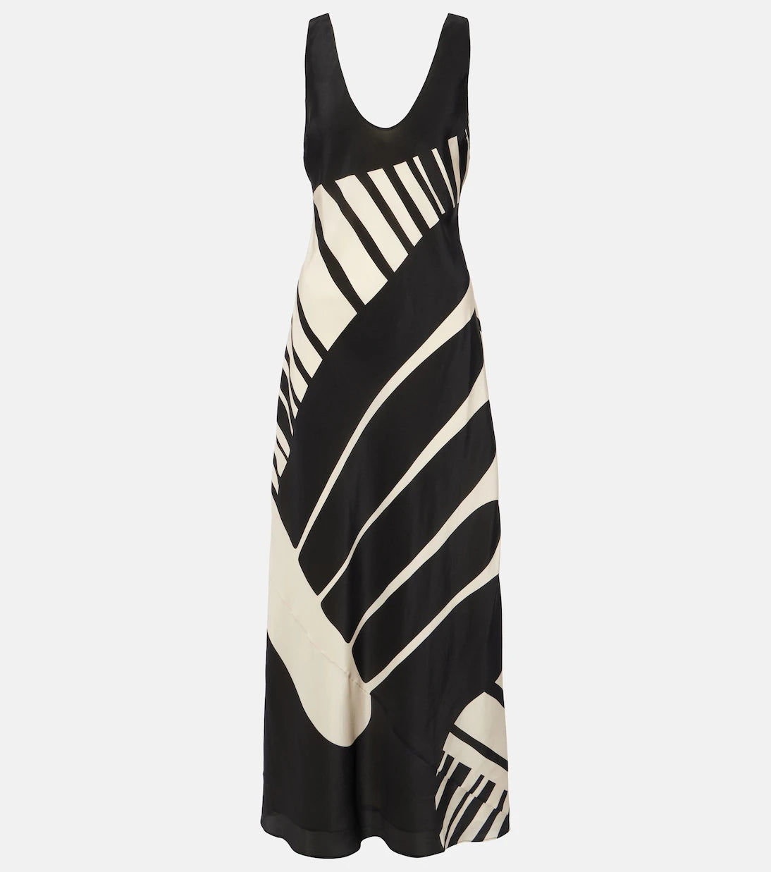 SIR - Arte printed silk satin maxi dress