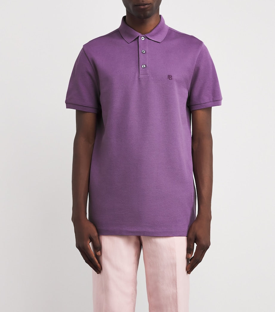 Cotton Embroidered Polo Shirt