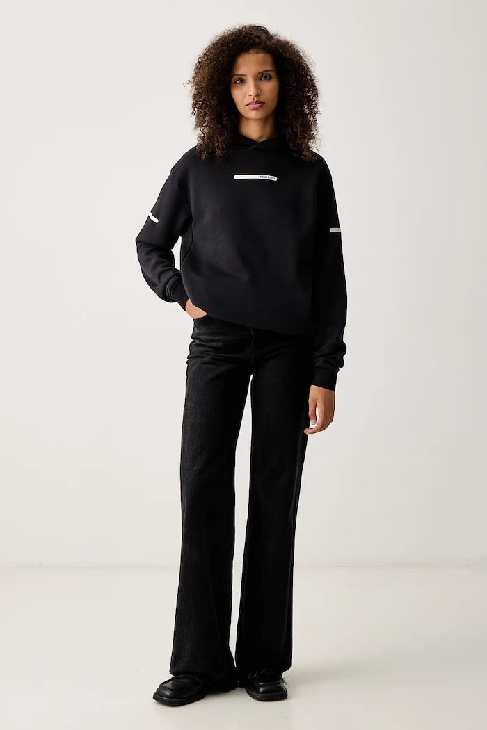 Pamuklu kapüşonlu sweatshirt