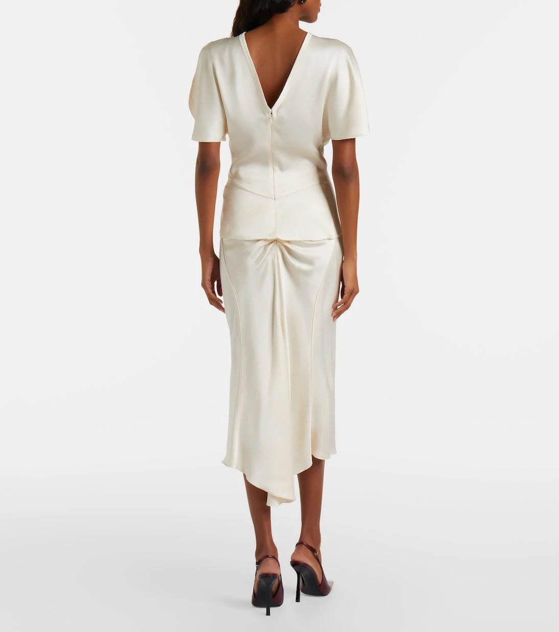 Victoria Beckham - Bela midi skirt