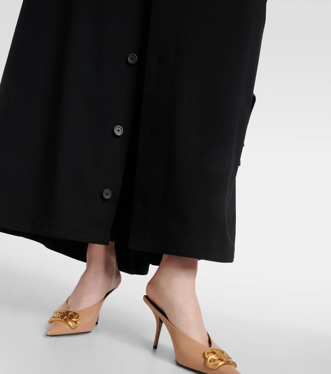 Balenciaga - Wool maxi skirt