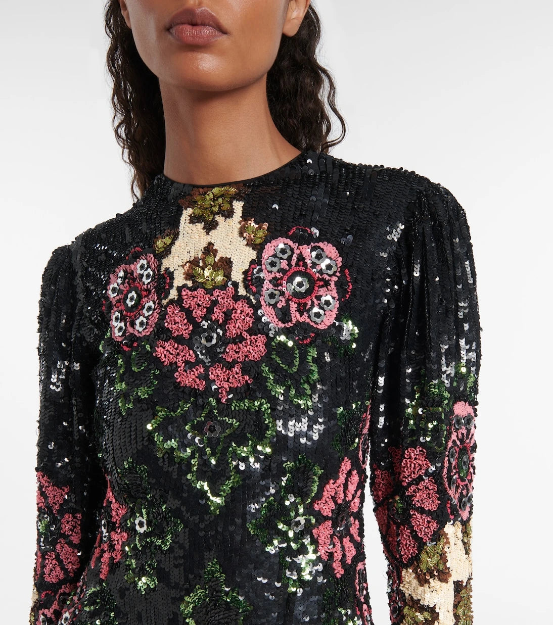La DoubleJ - Clingy Swing sequined maxi dress