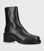 aeyde Black Leather Teddy Ankle Boots 65