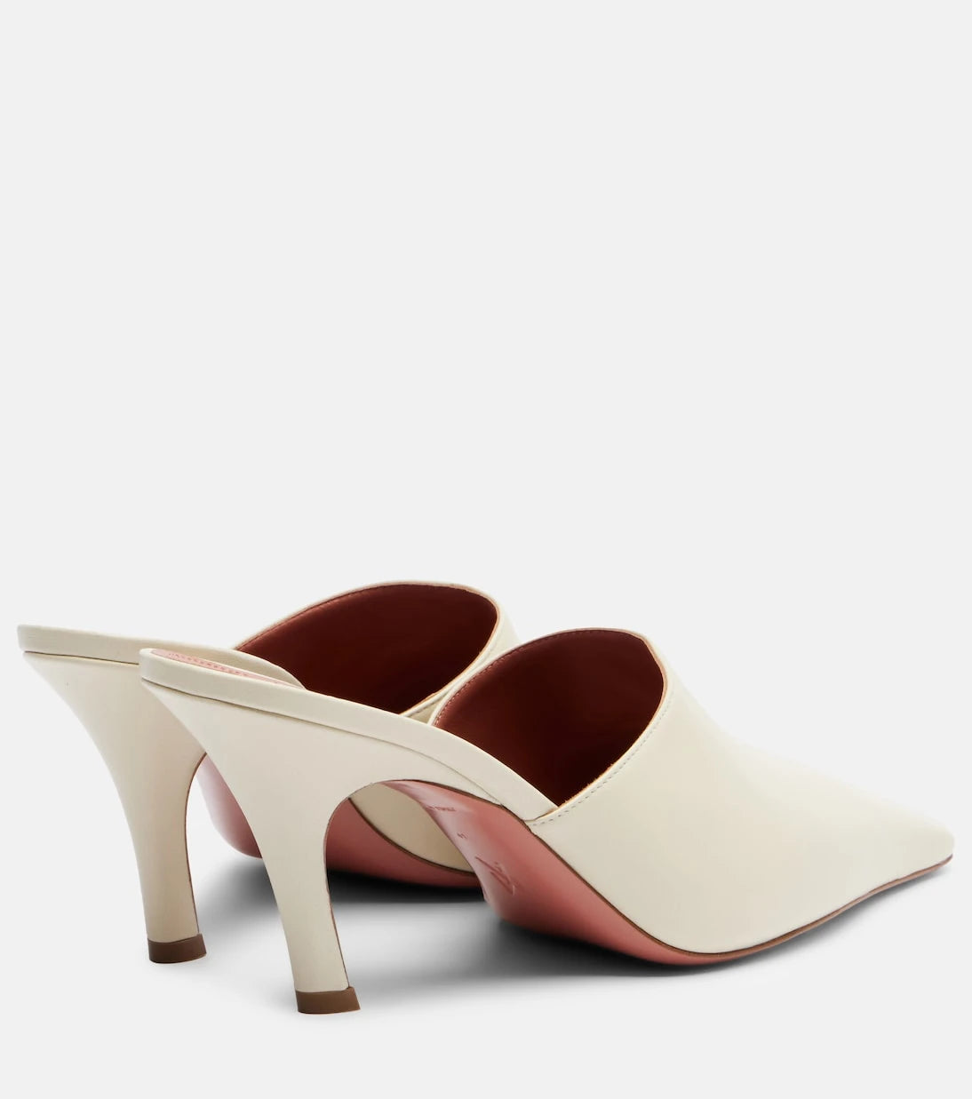Amina Muaddi - Jamie 80 leather mules