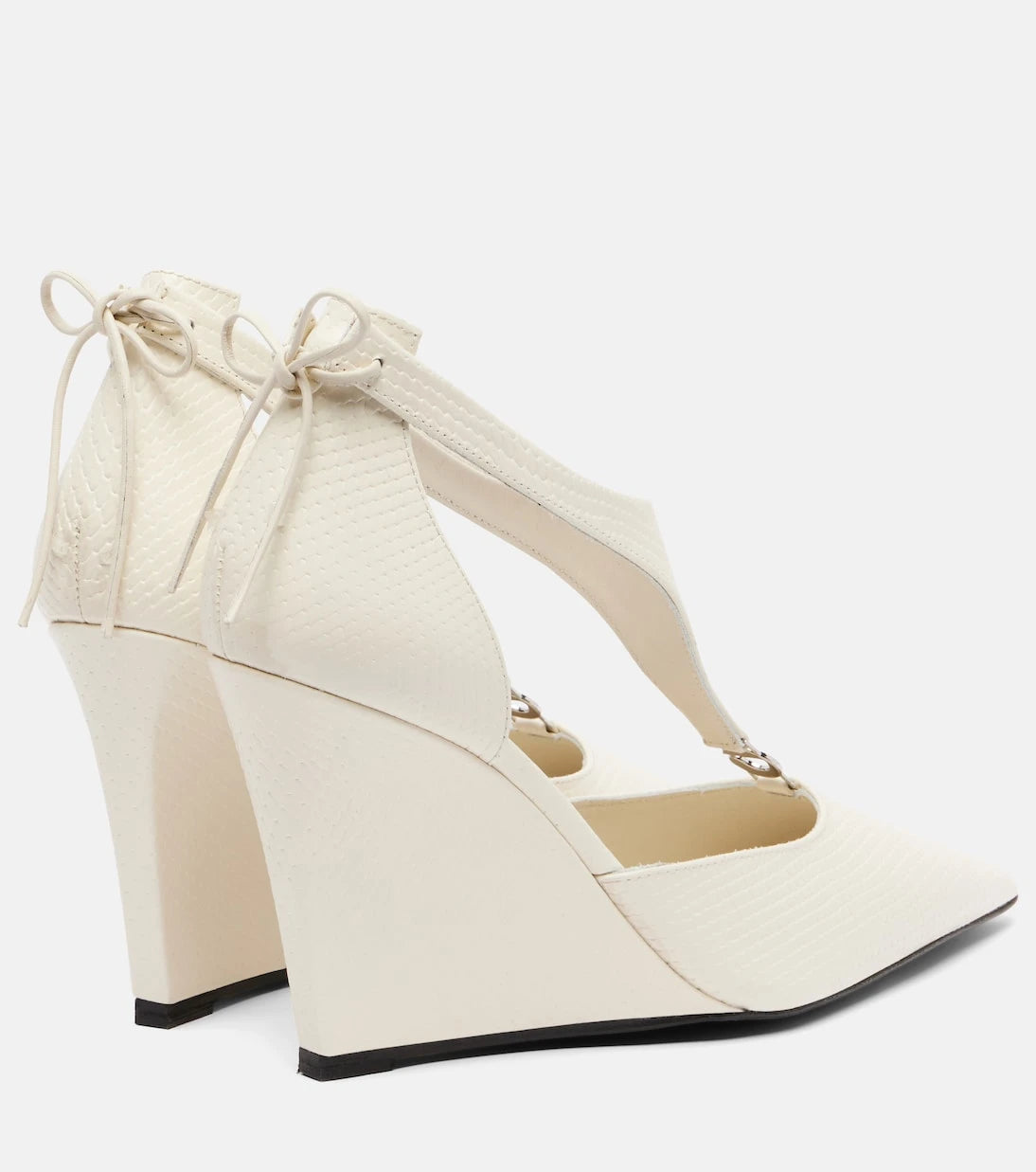 Coperni - Leather wedge pumps