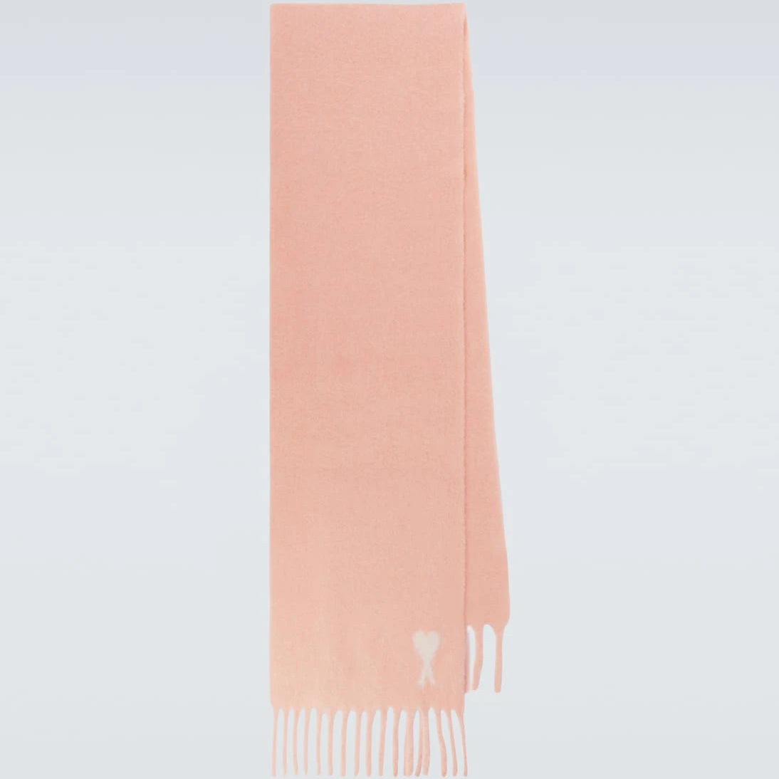 Ami Paris - Ami de Cœur alpaca and wool-blend scarf