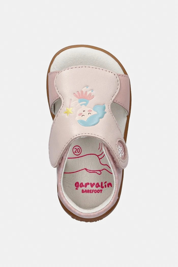 Garvalin çocuk deri sandalet