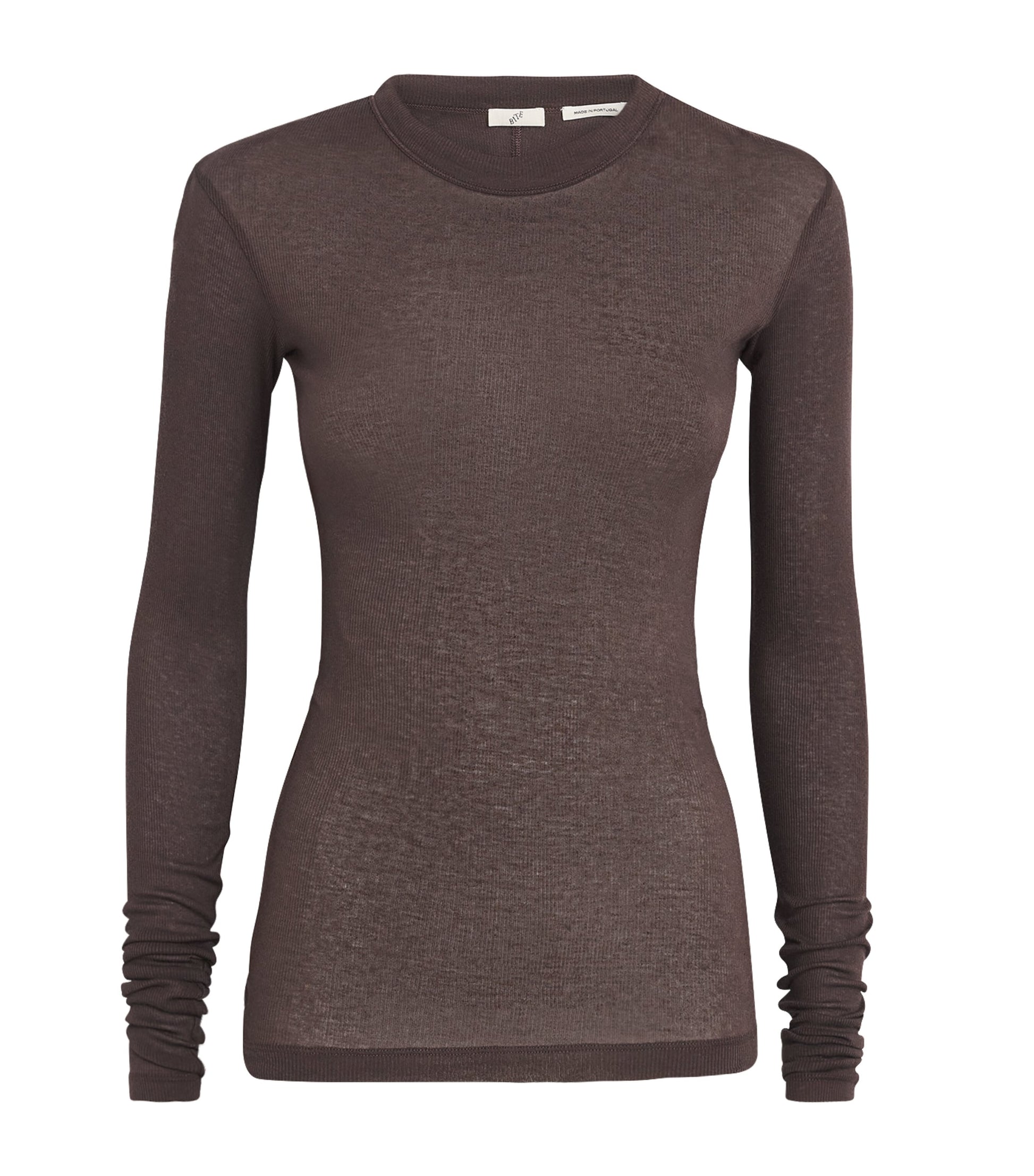 Cotton Jersey Top Burgundy