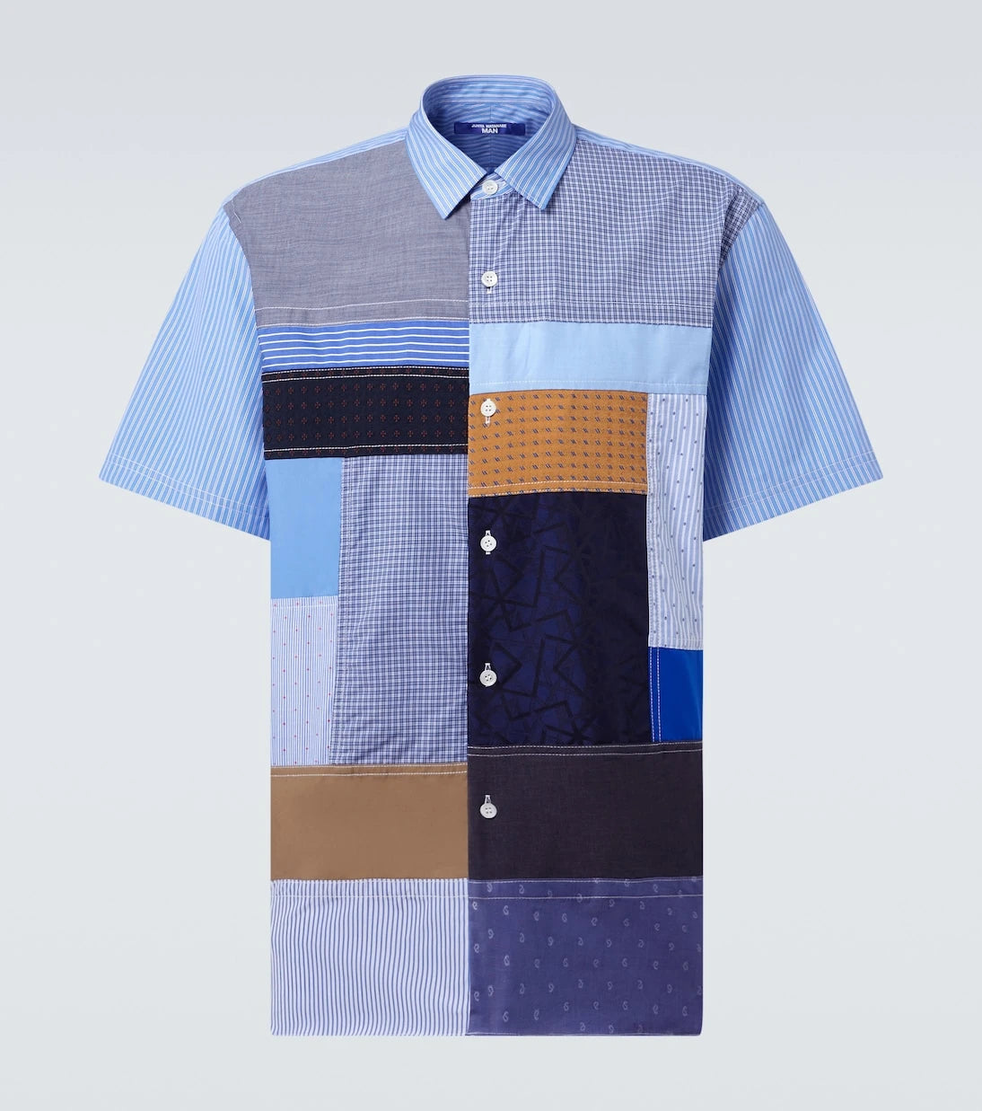 Junya Watanabe - Patchwork cotton shirt