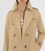 Gabardine Long Kensington Heritage Trench Coat HONEY