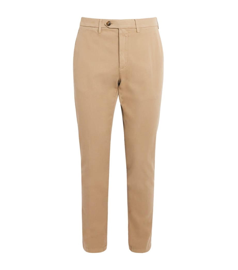 Stretch-Cotton Straight Chinos
