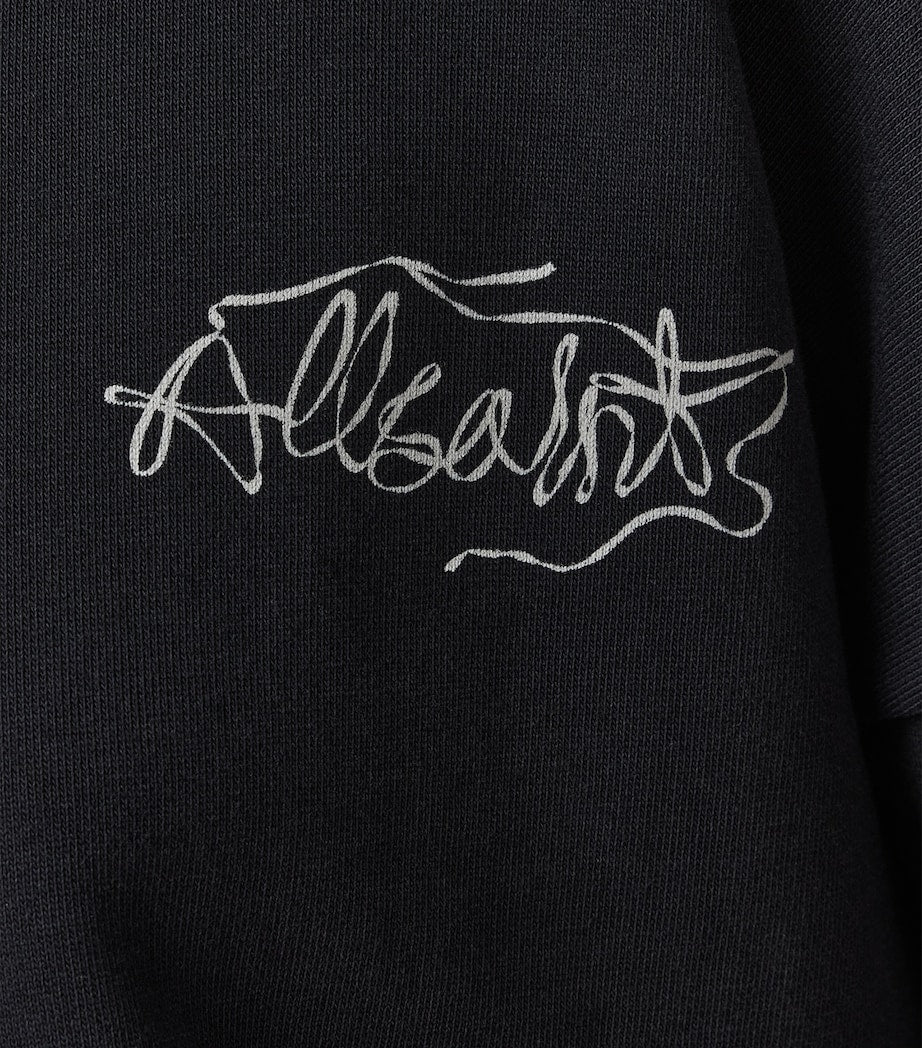 AllSaints Black Reel Print Lila Sweatshirt