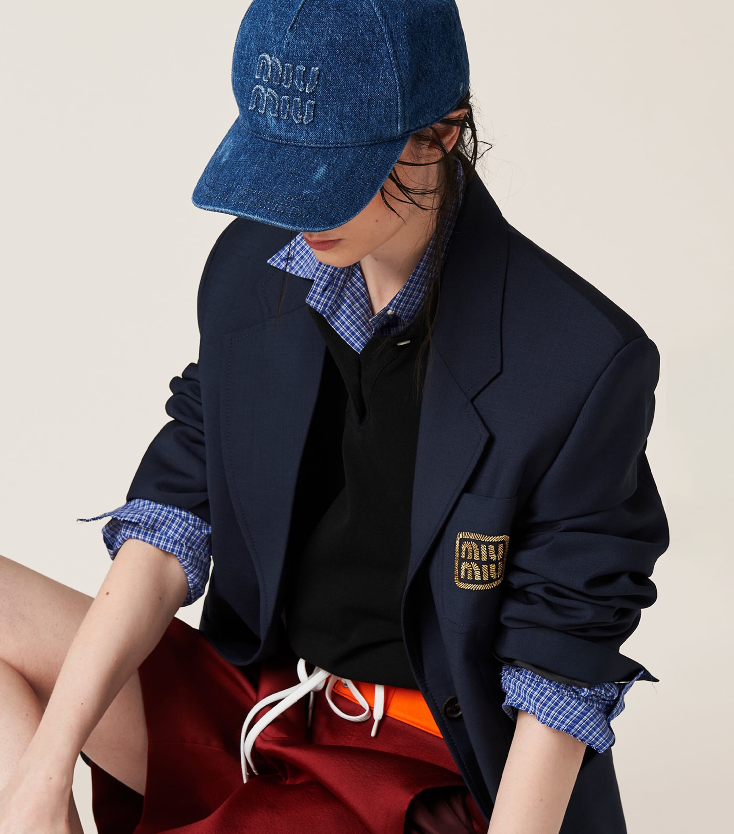 Blue Denim Logo Baseball Cap