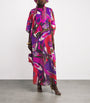 Multi Cotton Kaftan Maxi Dress