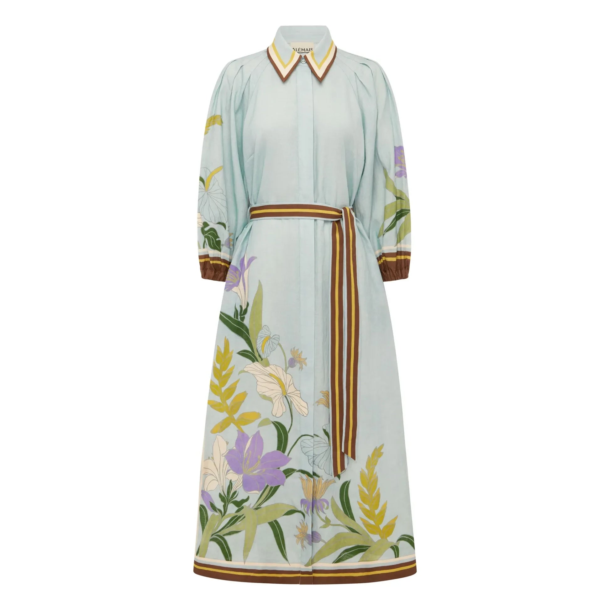 Alémais - Alfie Linen Dress | Light blue