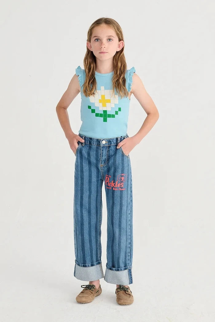 Bobo Choses Pixel Daisy Çocuk Pamuklu Üst