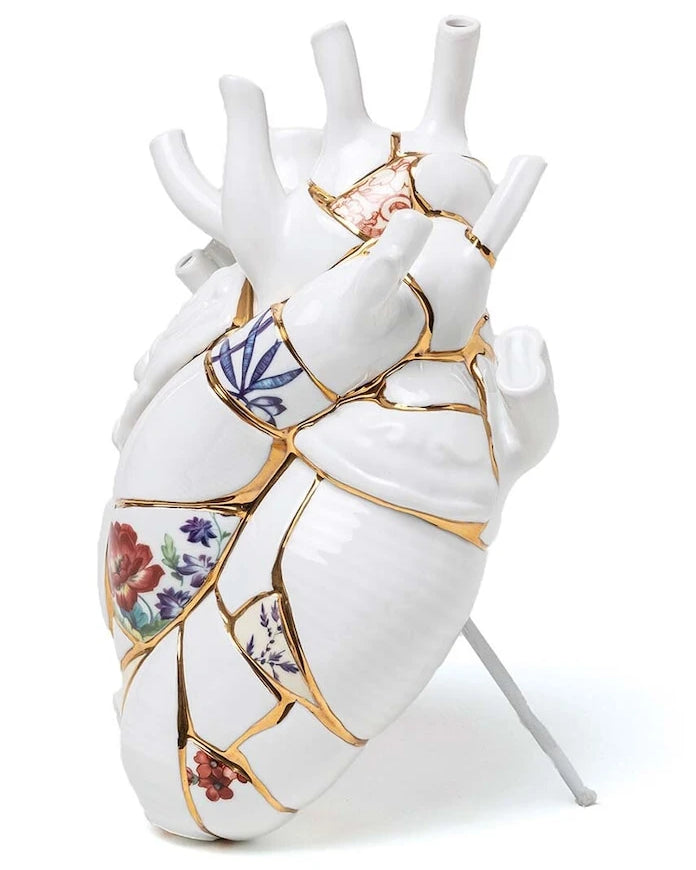 Dekoratif vazo Seletti Love in Bloom Kintsugi