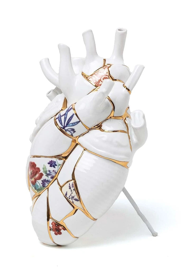 Dekoratif vazo Seletti Love in Bloom Kintsugi