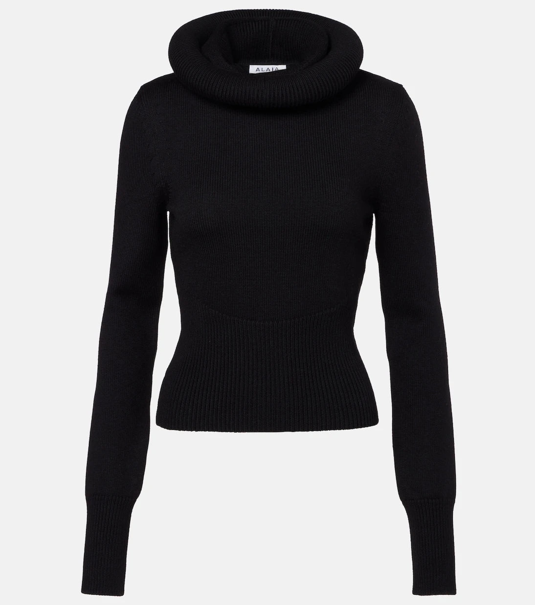 Alaïa - Virgin wool turtleneck sweater