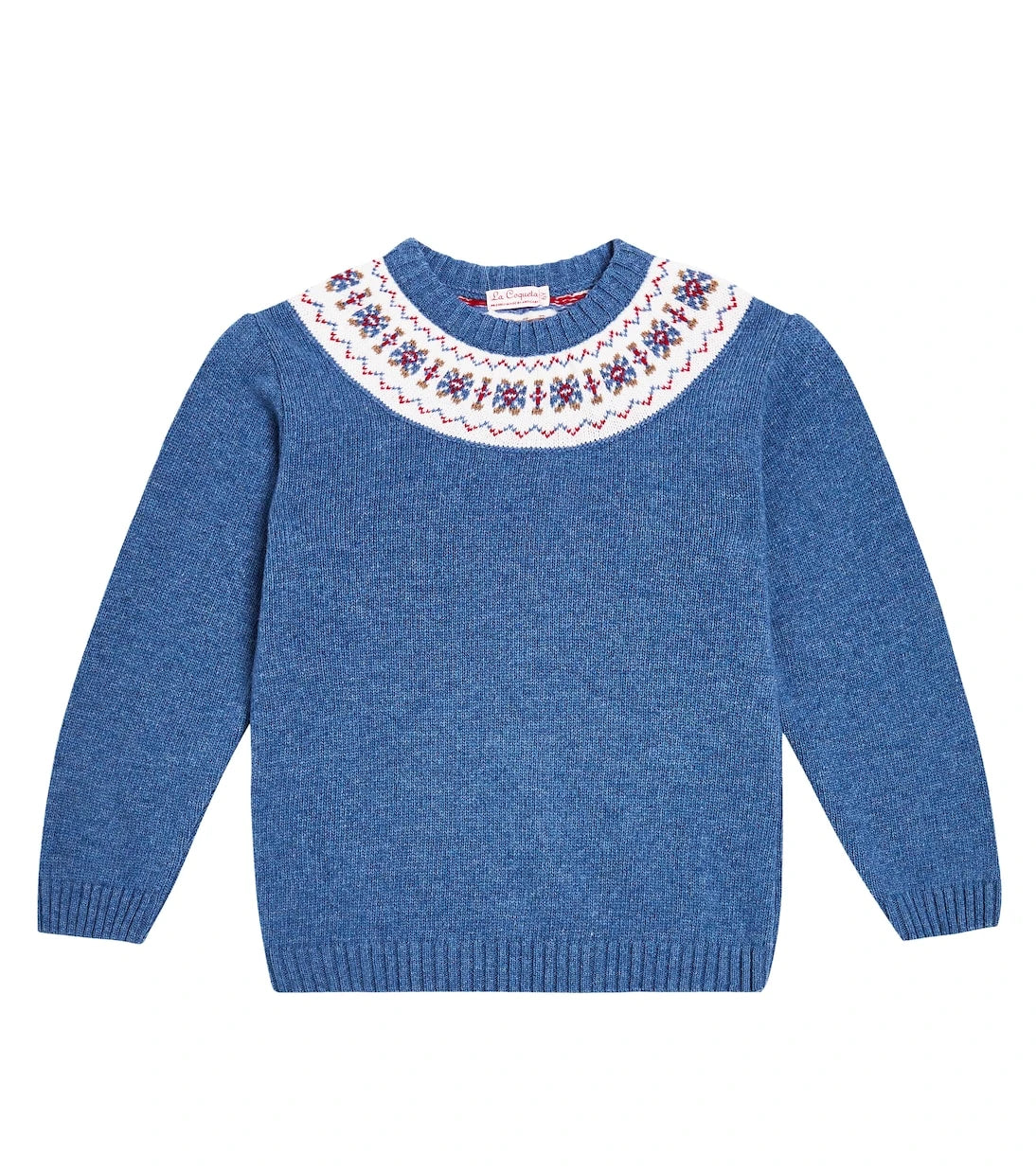 La Coqueta - Fair Isle wool-blend intarsia sweater