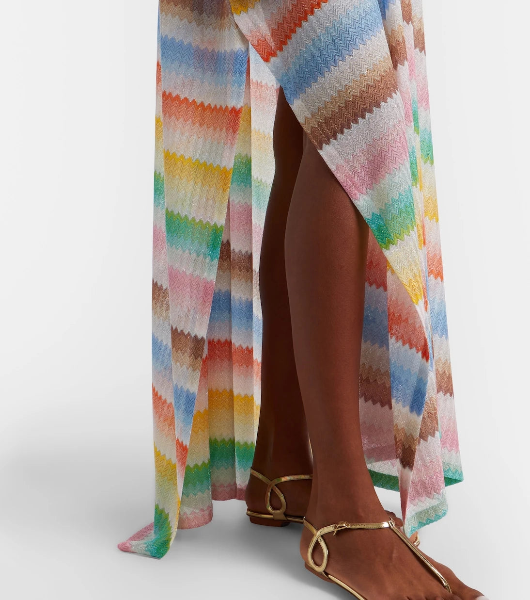 Missoni - غطاء شاطئ منسوج بنمط متعرج