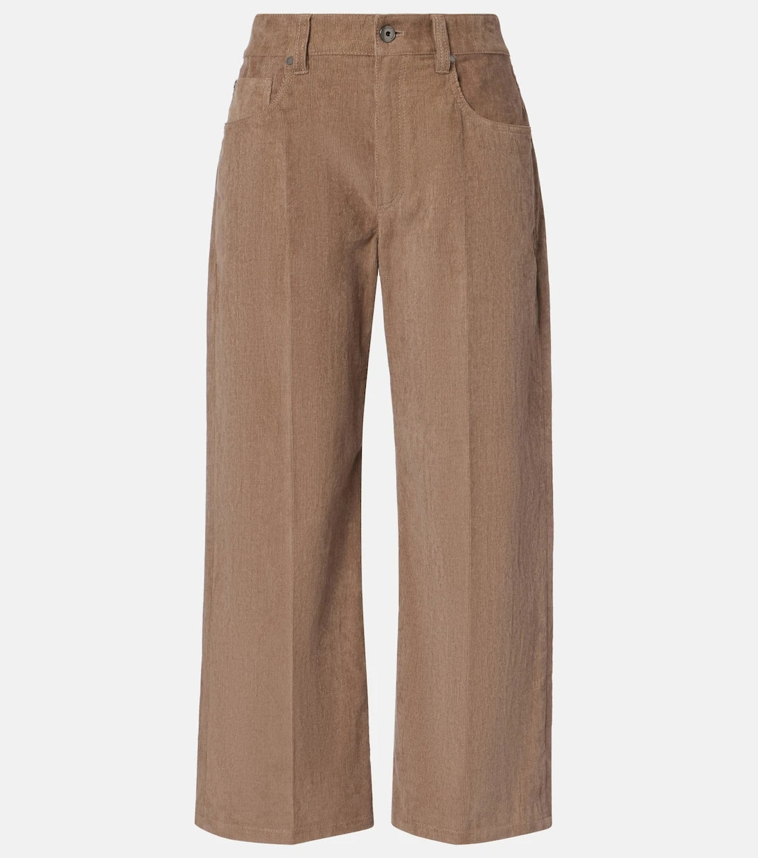 Brunello Cucinelli - Monili cotton corduroy straight pants