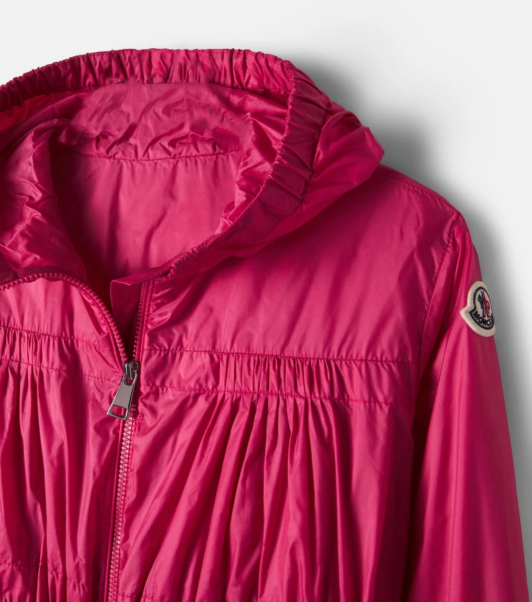 Moncler Enfant - Aulne gathered hooded jacket
