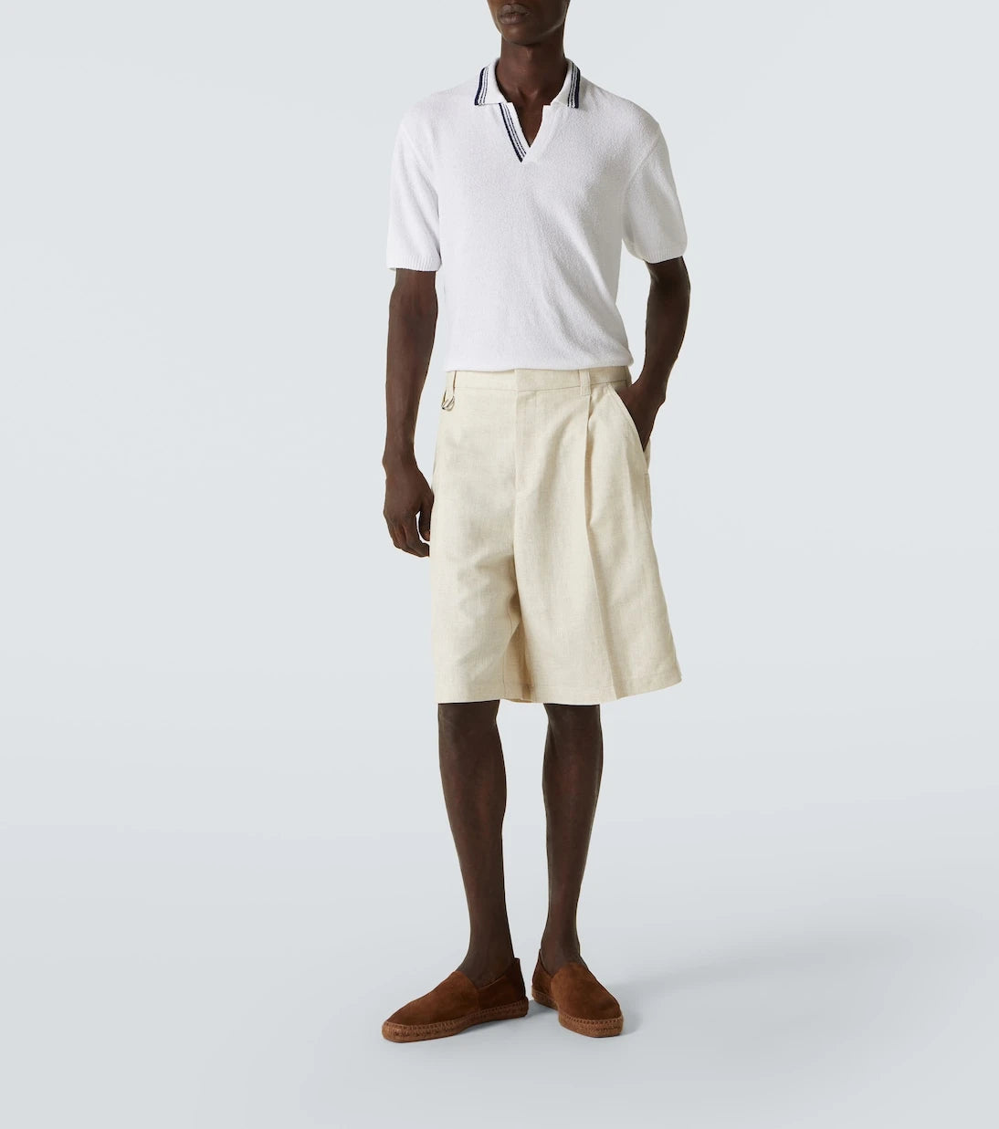 Orlebar Brown - Horton cotton-blend bouclé polo shirt