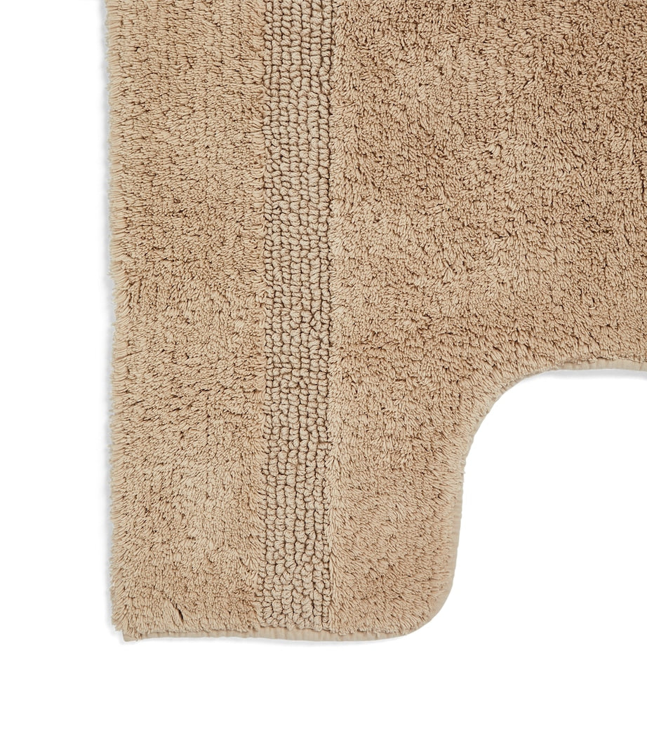 Cotton Reversible Pedestal Bath Mat (60cm x 60cm)