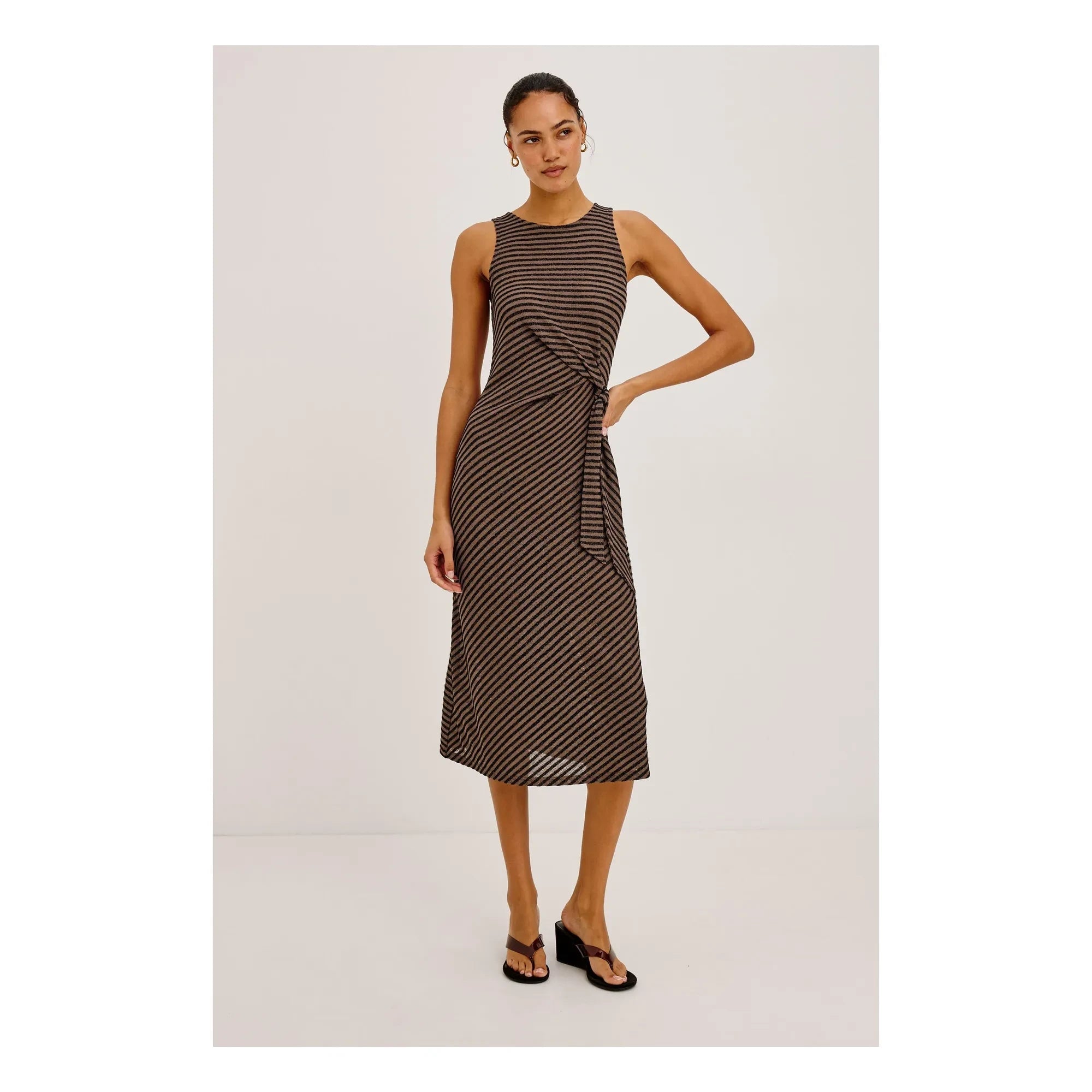 Rails - Ricky Stripes Dress | Chocolate