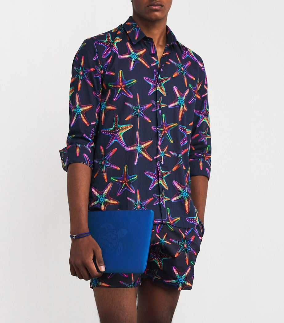 Vilebrequin Blue Neoprene Zipped Pool Pouch