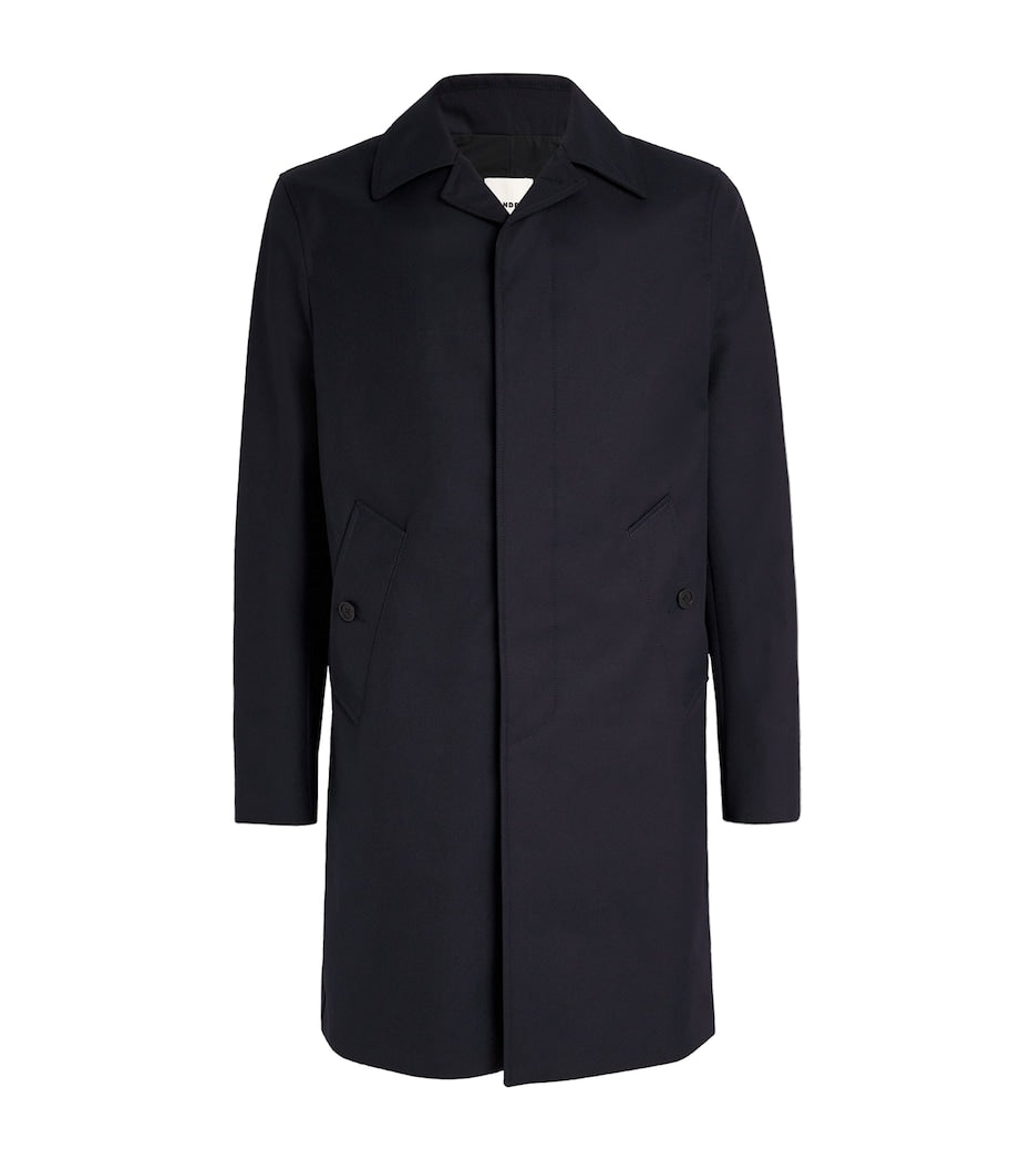 Sandro Paris Blue Twill Mac Jacket