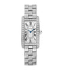 Small White Gold and Diamond Tank Américaine Watch 19.4mm