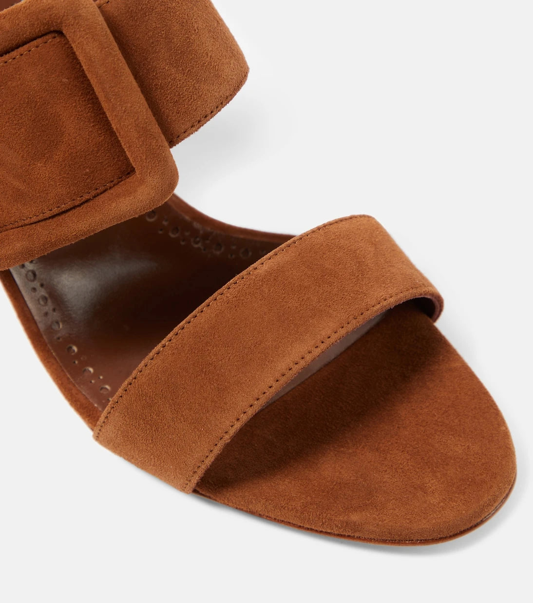 Manolo Blahnik - Gable suede mules