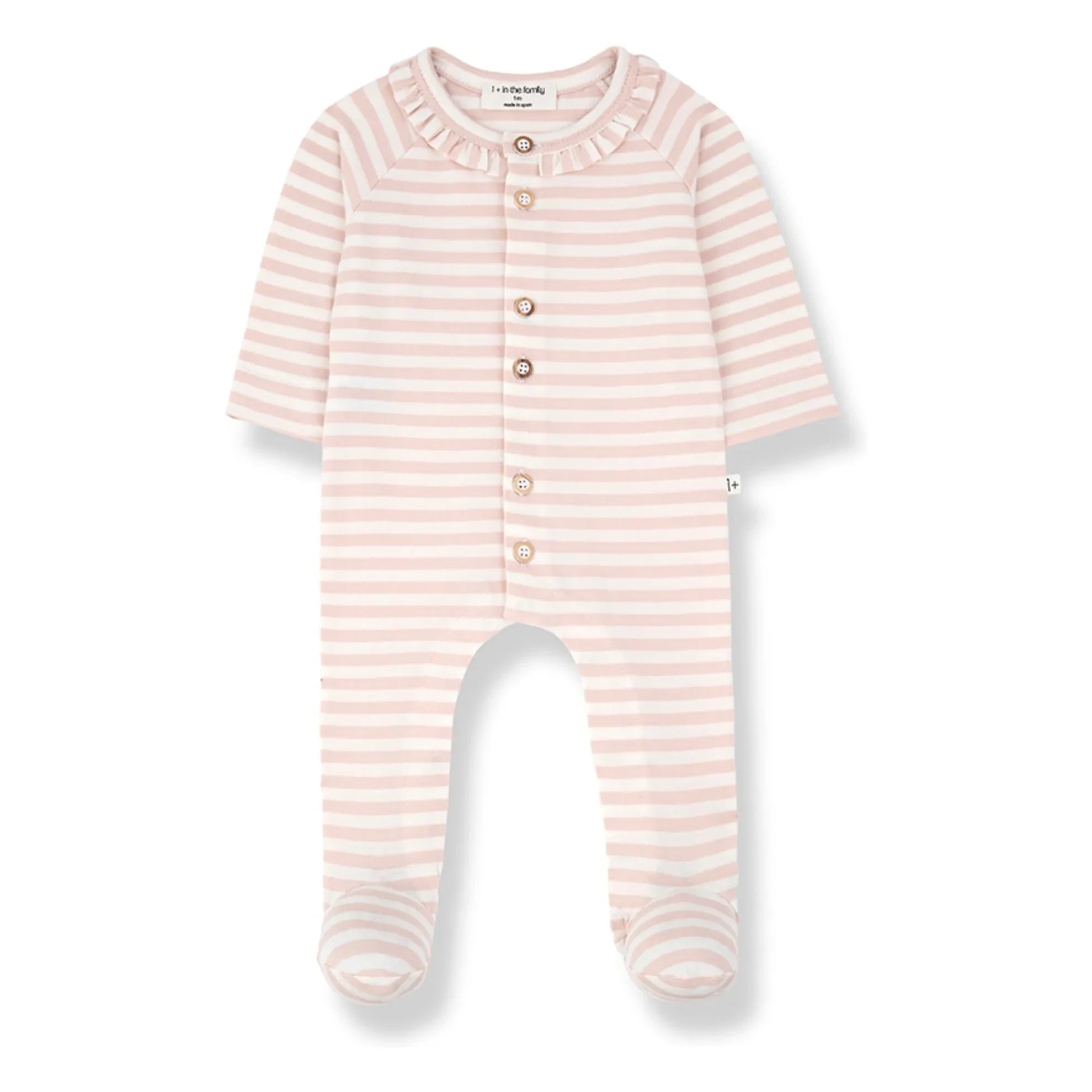 1+ in the family - Camila Striped Pyjamas | Beige pink