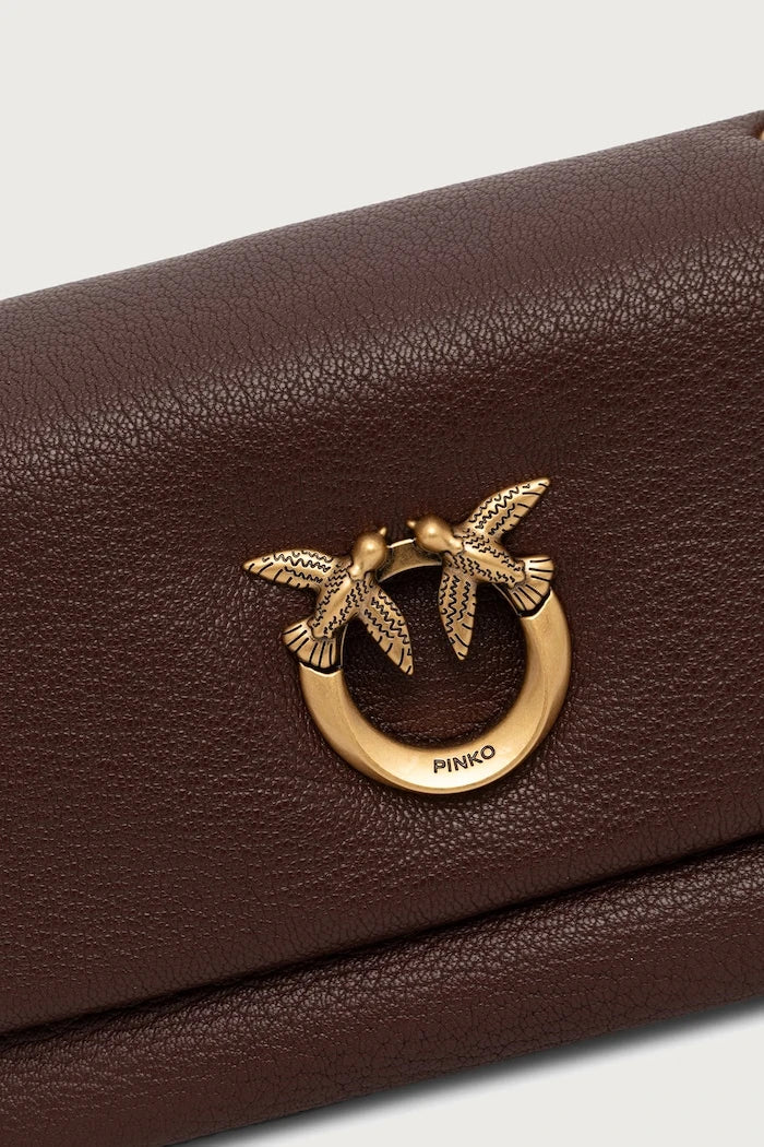 Pinko kadın deri crossbody çanta