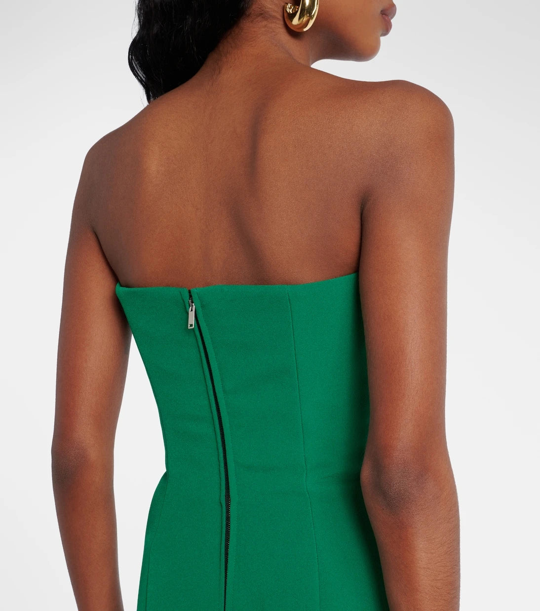 Safiyaa - Angelina strapless crêpe gown