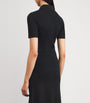 Victoria Beckham Black Knitted Polo Shirt