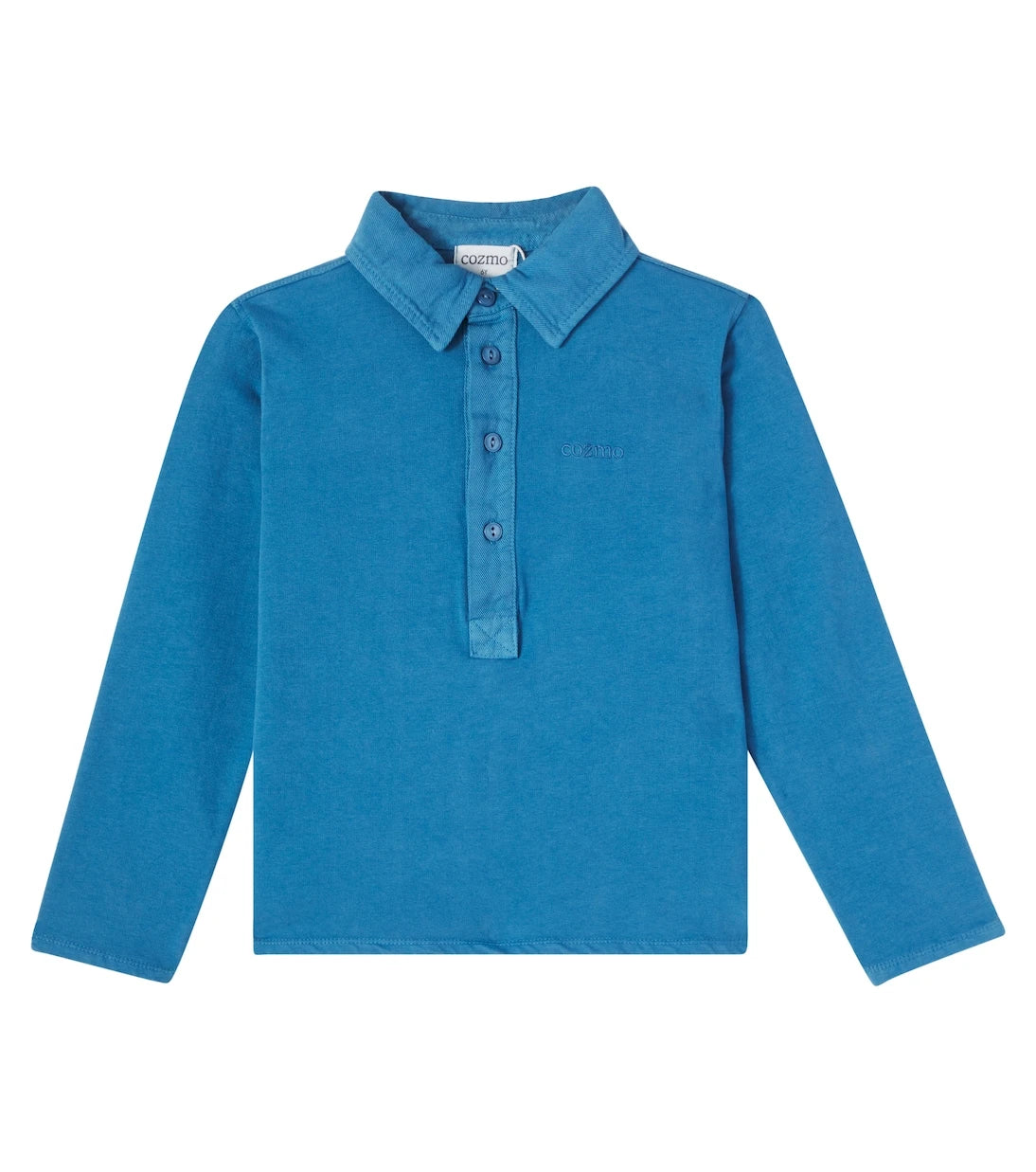 Cozmo - Cali logo cotton-blend polo shirt