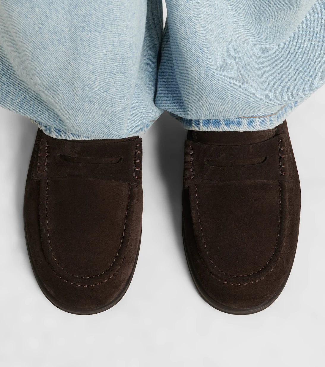 Gianvito Rossi - Georgie suede driving shoes