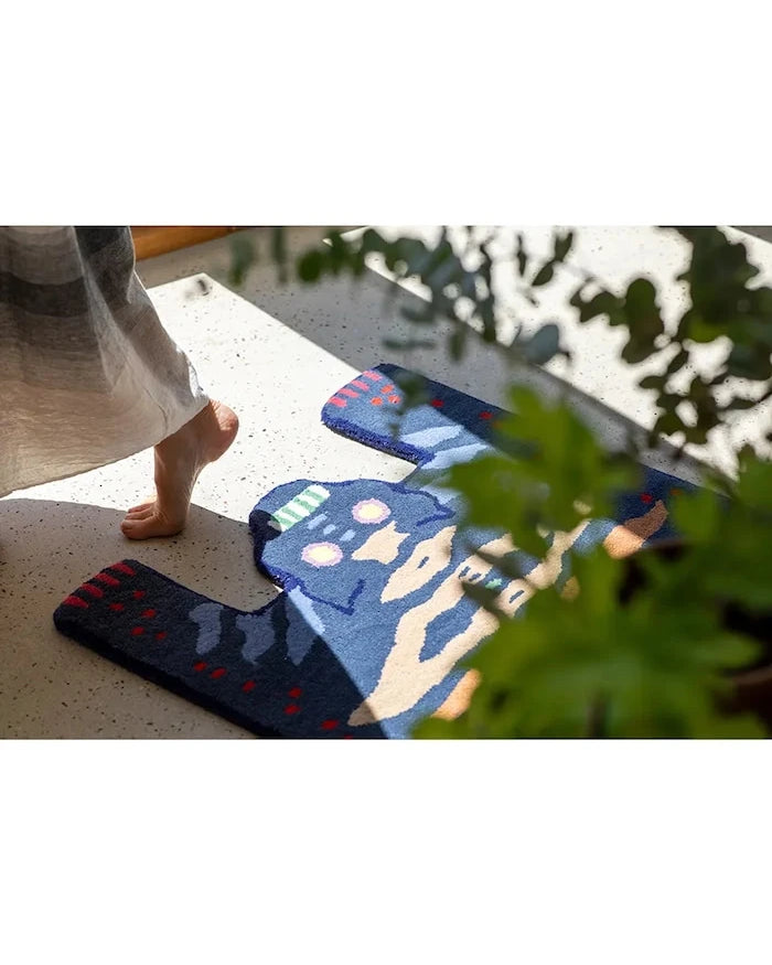 Bongusta büyük yün dekoratif kilim