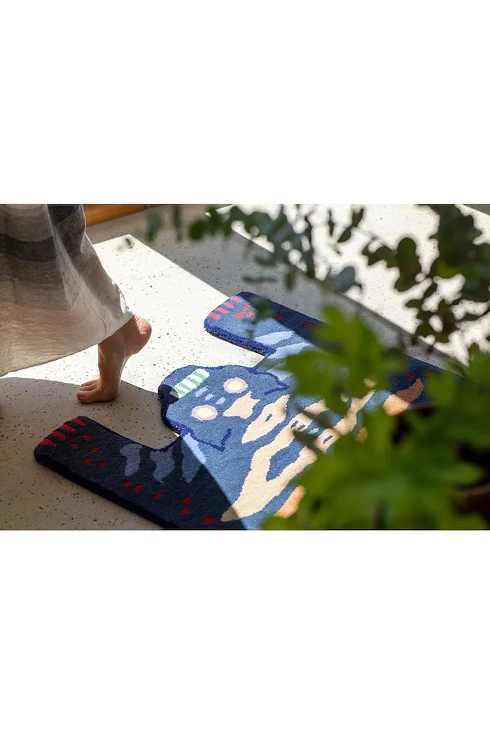 Bongusta büyük yün dekoratif kilim