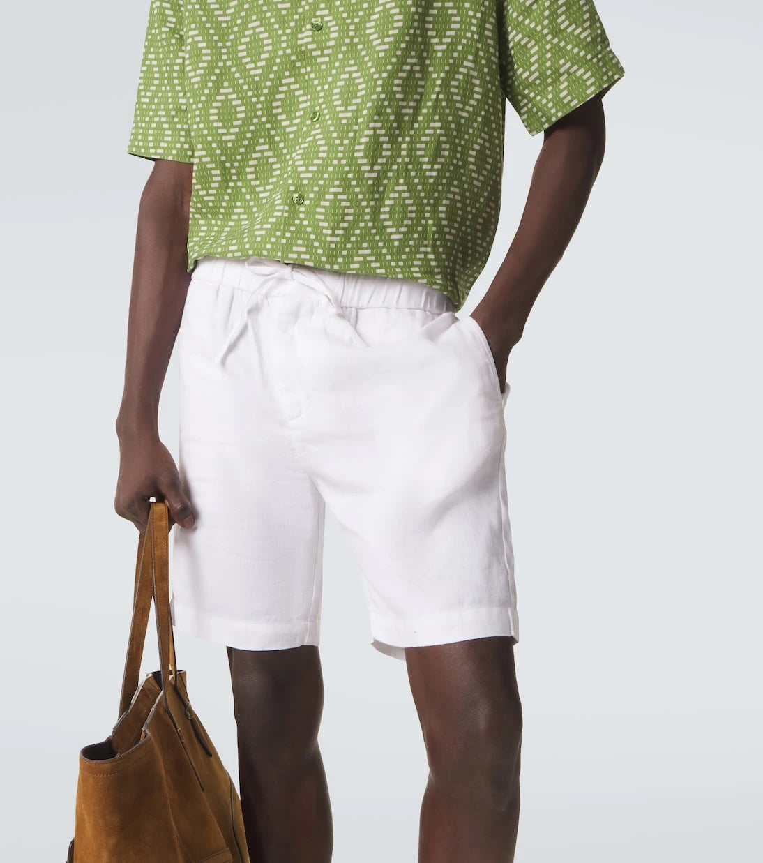 Frescobol Carioca - Felipe linen-blend shorts
