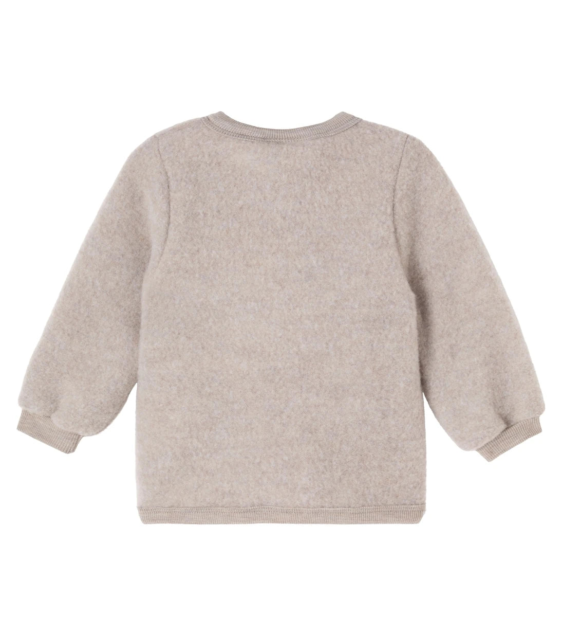 Wheat - Baby Kari wool fleece cardigan